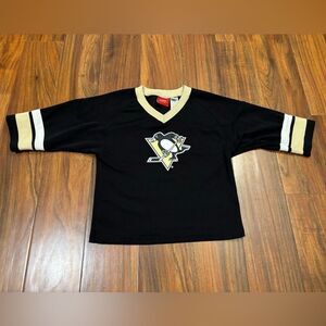 Pittsburgh Penguins NHL Reebok Faceoff Collection black kids jersey